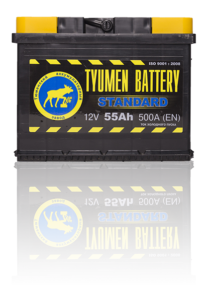 АКБ Тюмень Standard 6ст-55L